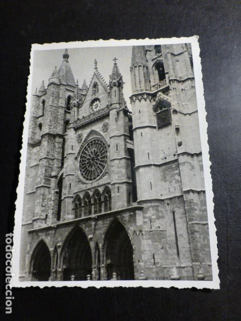 Photographie ancienne: LEON CATEDRAL ANTIGUA FOTOGRAFIA 8 X 11 CMTS