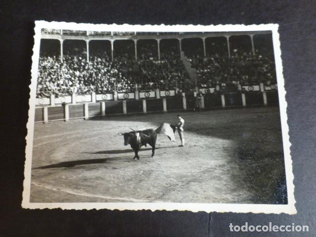 Photographie ancienne: GIJON ASTURIAS CORRIDA DE TOROS ANTIGUA FOTOGRAFIA 8 X 11 CMTS