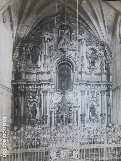Photographie ancienne: CORIA CACERES RETABLO DE LA CATEDRAL ANTIGUA FOTOGRAFIA HACIA 1910 23 X 29 CMTS