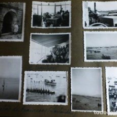 Fotografía antigua: SANTANDER Y SANTILLANA DEL MAR CANTABRIA REGATAS 1943 CONJUNTO 23 FOTOGRAFIAS 4,5 X 6 CMTS