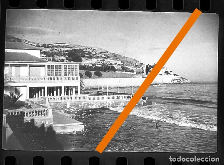 Antique Photography: antiguo negativo o clich&eacute; de fotograf&iacute;a. Cercan&iacute;as Benicasim. Castell&oacute;n. A&ntilde;os 50/60