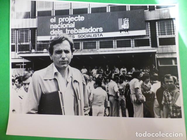 Fotografia antiga: RAMON OBIOLS PARTIDO SOCIALISTA DE CATALU&Ntilde;A FOTOGRAFIA 20 X 25 CMTS