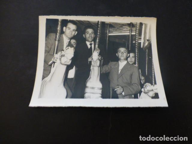 Fotograf&iacute;a antigua: ALCAZAR DE SAN JUAN CIUDAD REAL EN LA FERIA ANTIGUA FOTOGRAFIA 1959 6 X 8 CMTS