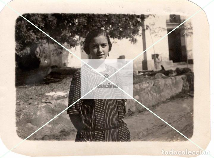 Fotografia antica: FOTOGRAFIA ORIGINAL CASTELLON EN EL RECUERDO JOVEN EN UNA MASIA