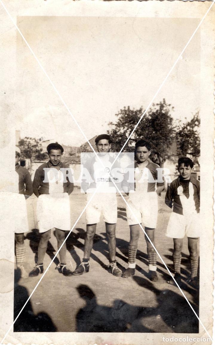Antique Photography: FOTOGRAFIA ORIGINAL GENTE DE CASTELLON EN EL RECUERDO EQUIPO PE&Ntilde;A ALEGRIA EN CAMPO HUERTO SOGUEROS