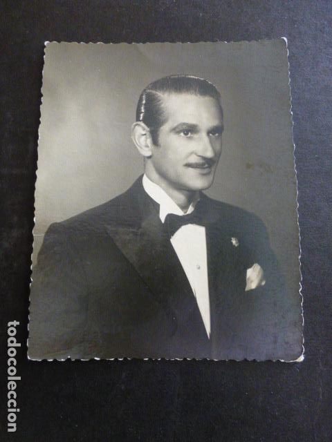 Antique Photography: AGUSTIN DE OCHOA LOCUTOR DE RADIO CADENA SER ANTIGUA FOTOGRAFIA 9 X 11,5 CMTS