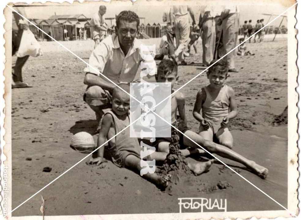 Antique Photography: FOTOGRAFIA ORIGINAL GENTE DE CASTELLON EN EL RECUERDO UN DOMINGO DE VERANO EN LA PLAYA DEL PINAR