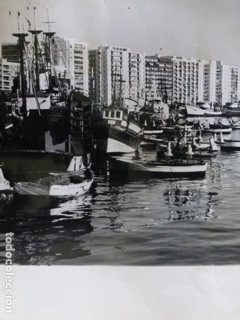 Antique Photography: ALGECIRAS CADIZ PUERTO PESQUERO ANTIGUA FOTOGRAFIA 20 X 25 CMTS