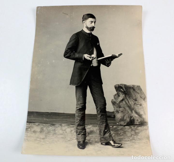 Fotograf&iacute;a antigua: TEATRO CATAL&Aacute;N - EL ACTOR ISERN. FOTOGRAF&Iacute;A 18X24 CM.
