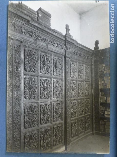 Fotografia antica: ARCHIVO HISTORICO A IDENTIFICAR MUEBLE PARA LEGAJOS FOTOGRAFIA 12 X 17,5 CMTS