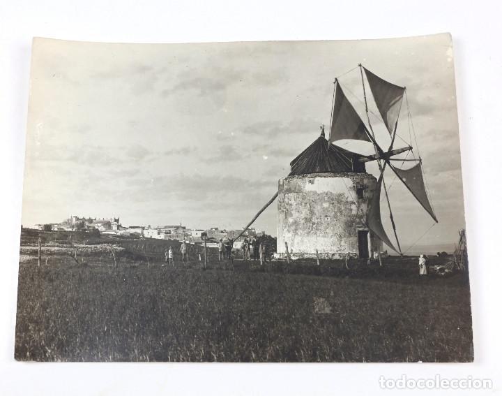 Fotograf&iacute;a antigua: UN MOLINO DE LA MANCHA - FOTOGRAF&Iacute;A 18X24 CM.