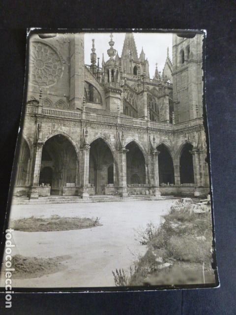 Antique Photography: LEON CATEDRAL CLAUSTRO FOTOGRAFIA POR OTTO WUNDERLICH 9 X 12 CMTS