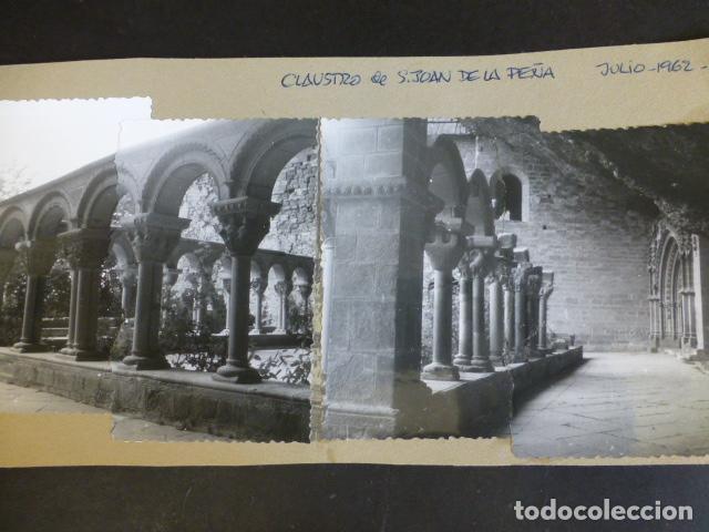 Antique Photography: SAN JUAN DE LA PE&Ntilde;A HUESCAS CLAUSTRO A&Ntilde;O 1962 ANTIGUA FOTOGRAFIA 13 X 27 CTMS