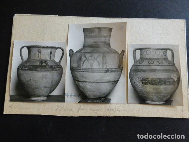 Fotograf&iacute;a antigua: VASOS CERAMICA GRIEGA COMPOSICION FOTOGRAFIAS 5,5 X 6 CMTS