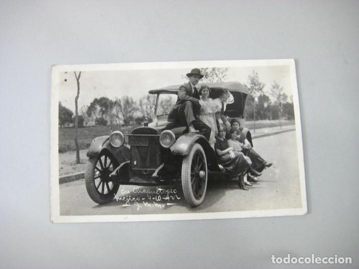 Antique Photography: FOTOGRAF&Iacute;A POSTAL DE UN AUTOMOVIL ANTIGUO DE PRINCIPIOS DEL SIGLO XX DESCONOCIDO