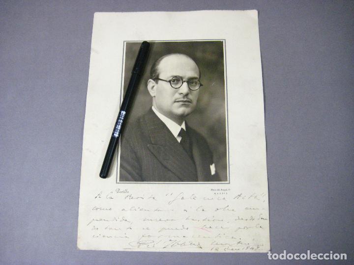 Fotograf&iacute;a antigua: FOTOGRAF&Iacute;A DEDICADA A LA REVISTA DE FARMACIA GALENICA ACTA. 1948.