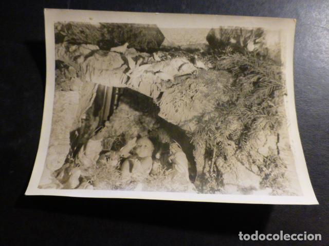 Fotograf&iacute;a antigua: BELEN NACIMIENTO CASA DE IGNACIO MATEO MARTIN LOCUTOR RADIO NACIONAL NODO FOTOGRAFIA 9 X 12 CMTS