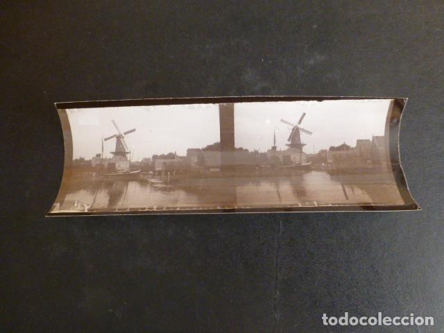 Photographie ancienne: MOLINOS HOLANDA ANTIGUA FOTOGRAFIA 1900 5 X 11,5 CMTS