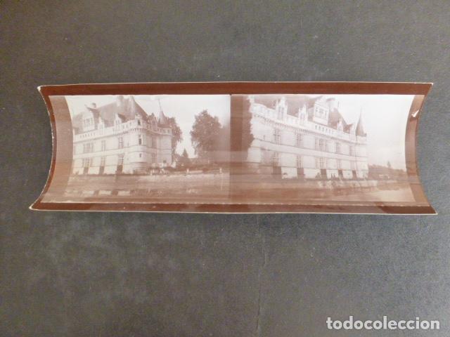 Photographie ancienne: AZAY LE RIDEAU FRANCIA ANTIGUA FOTOGRAFIA 1900 5 X 11,5 CMTS