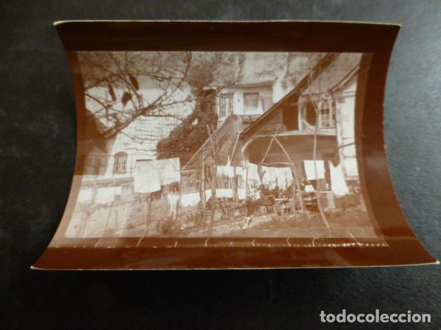 Photographie ancienne: BLANCHISEUSSE FRANCIA ANTIGUA FOTOGRAFIA 1900 5 X 5,5 CMTS