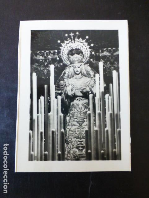 Fotografia antiga: SEVILLA SEMANA SANTA NUESTRA SE&Ntilde;ORA DE LA PALMA ANTIGUA FOTOGRAFIA 6,5 X 9 CMTS