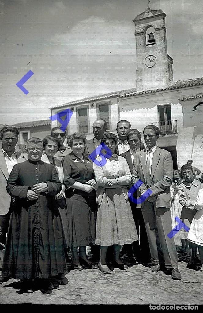 Alte Fotografie: PUEBLA DE OBANDO BADAJOZ ROMERIA NEGATIVO DE FOTOGRAFIA 9X6 H25