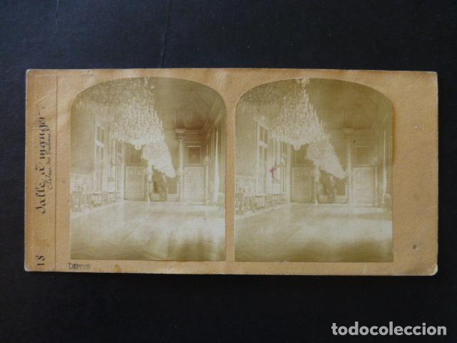 Fotograf&iacute;a antigua: PARIS PALACIO DE LAS TULLERIAS VISTA ESTEREOSCOPICA ALBUMINA SIGLO XIX