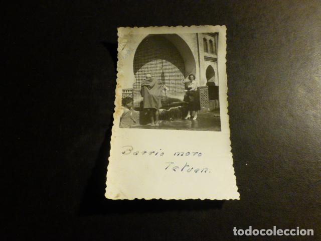 Fotografia antica: TETUAN MARRUECOS ESPA&Ntilde;OL BARRIO MORO ANTIGUA FOTOGRAFIA 6 X 9,5 CMTS
