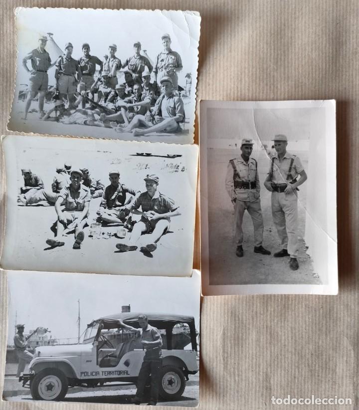 Fotograf&iacute;a antigua: SAHARA ESPA&Ntilde;OL AUSERD LOTE 4 FOTOS TAMA&Ntilde;O 7 X 10 CM.