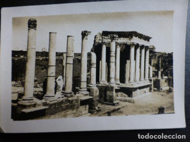 Alte Fotografie: MERIDA BADAJOZ TEATRO ROMANO ANTIGUA FOTOGRAFIA 4,5 X 6,5 CMTS