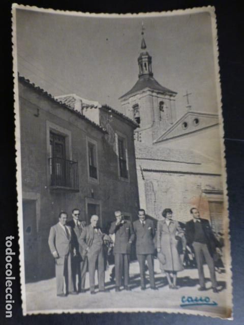 Fotografia antiga: BOROX TOLEDO GRUPO E IGLESIA CANO FOTOGRAFO FOTOGRAFIA 11 X 17 CMTS