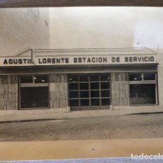 Fotografia antica: MADRID ESTACION DE SERVICIO AUTOMOVILES AGUSTIN LORENTE CALLE ALTAMIRANO MONCLOA ANTIGUA FOTOGRAFIA. Lote 361167905