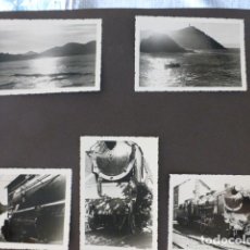 Fotografía antigua: SAN SEBASTIAN Y ALSASUA ESTACION FERROCARRIL OCTUBRE 1937 5 FOTOGRAFIAS 7 X 10 CMTS
