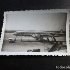 Fotografía antigua: MADRID AEROPUERTO DE BARAJAS AVION DE AIR FRANCE ANTIGUA FOTOGRAFIA 6 X 9 CMTS. Lote 364109106