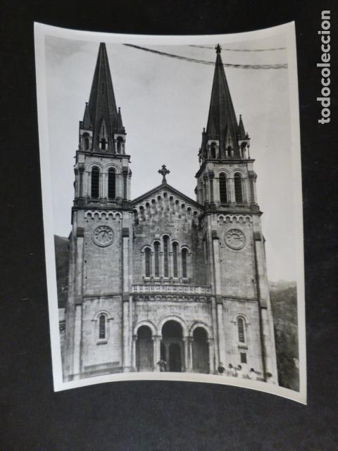 Fotografia antiga: COVADONGA ASTURIAS ANTIGUA FOTOGRAFIA 7,5 X 10,5 CMTS