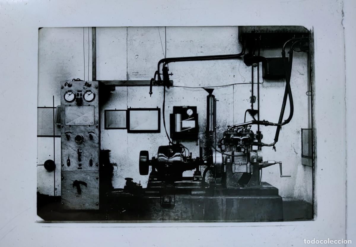 Photographie ancienne: Antiguo positivo de fotograf&iacute;a. Cristal. Generador de alguna fabrica? Antigua.