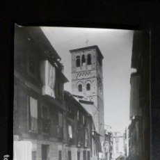 Fotografía antigua: TOLEDO TORRE DE SANTO TOMÉ ANTIGUA FOTOGRAFIA 14 X 19 CMTS HACIA 1910