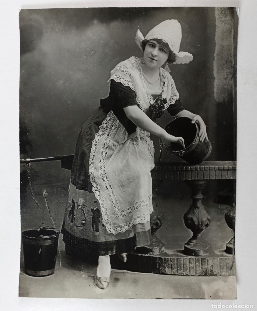 Fotograf&iacute;a antigua: LA GOYA - ACTRIZ DE TEATRO, FOTOGRAF&Iacute;A 18X24CM.