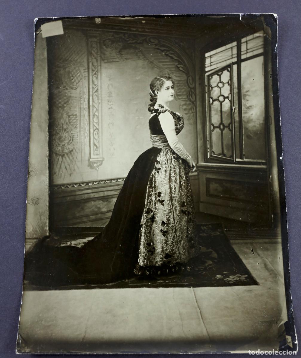 Fotografia antica: SE&Ntilde;ORITA ALCALDE , ACTRIZ. FOTO 18X24 CM.