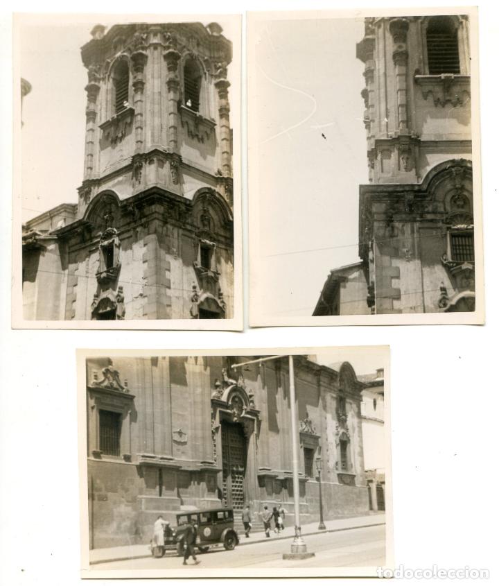 Antique Photography: Tres fotos iglesia de Nuestra Se&ntilde;ora de Montserrat en la calle Atocha de Madrid, a&ntilde;os 30