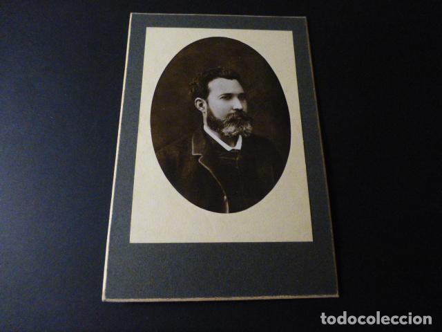 Fotograf&iacute;a antigua: RETRATO DE HOMBRE HACIA 1880 10 X 14,5 CMTS