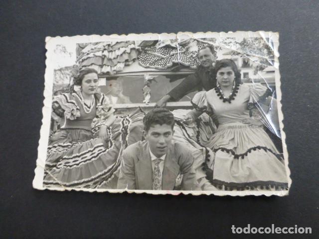 Fotograf&iacute;a antigua: ANDUJAR JAEN ESCENA EN LA ROMERIA DE LA CABEZA ANTIGUA FOTOGRAFIA PENALVA FOTOGRAFO 6 X 795 CMTS