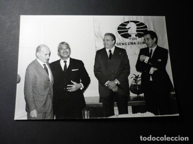 Photographie ancienne: AJEDREZ FOTOGRAFIA FIDE FEDERACION INTERNACIONAL FONDO DEL AJEDRECISTA ROMAN TORAN