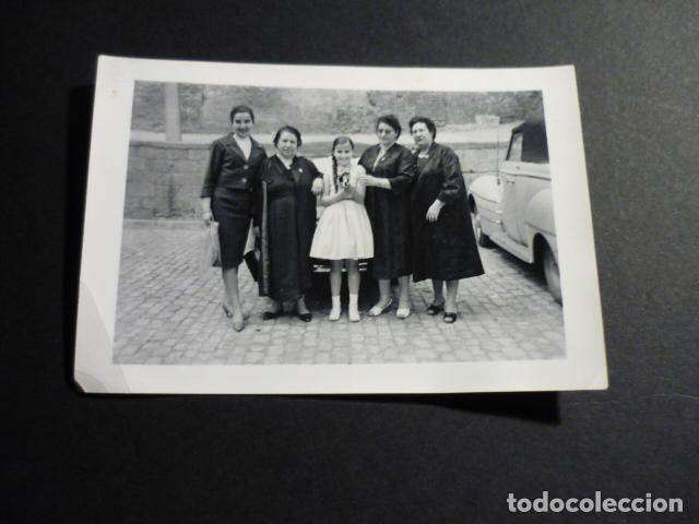 Antique Photography: FAMILIA JUNTO A VEHICULO ANTIGUA FOTOGRAFIA 6,5 X 9,5 CMTS