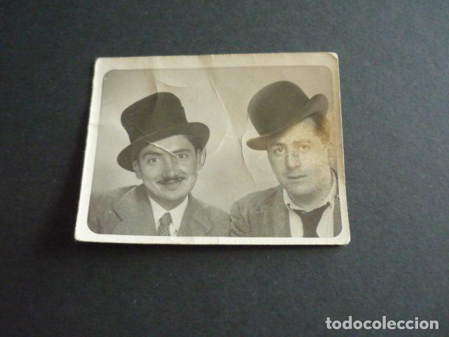 Antique Photography: AMIGOS CON SOMBREROS FOTOGRAFICA COMICA 5 X 6 CMTS