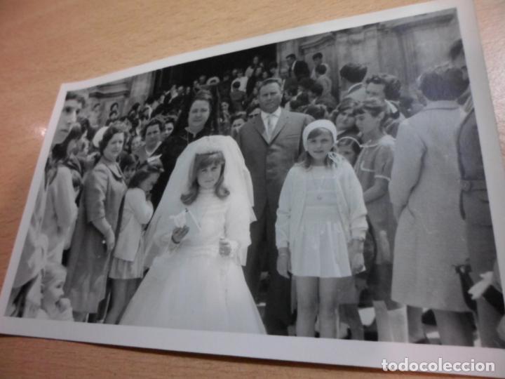 Alte Fotografie: FOTO FAMILIAR NI&Ntilde;A DE COMUNION