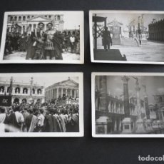 Fotografía antigua: LA CAIDA DEL IMPERIO ROMANO PELICULA RODAJE LAS ROZAS MADRID 6 FOTOGRAFIAS 10,5 X 7 CTMS 1964