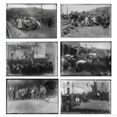 Fotografía antigua: MONTSERRAT - MONISTROL - OLESA - 1915'S. LOTE DE 6 CRISTALES NEGATIVOS 10X15CM.. Lote 400943139