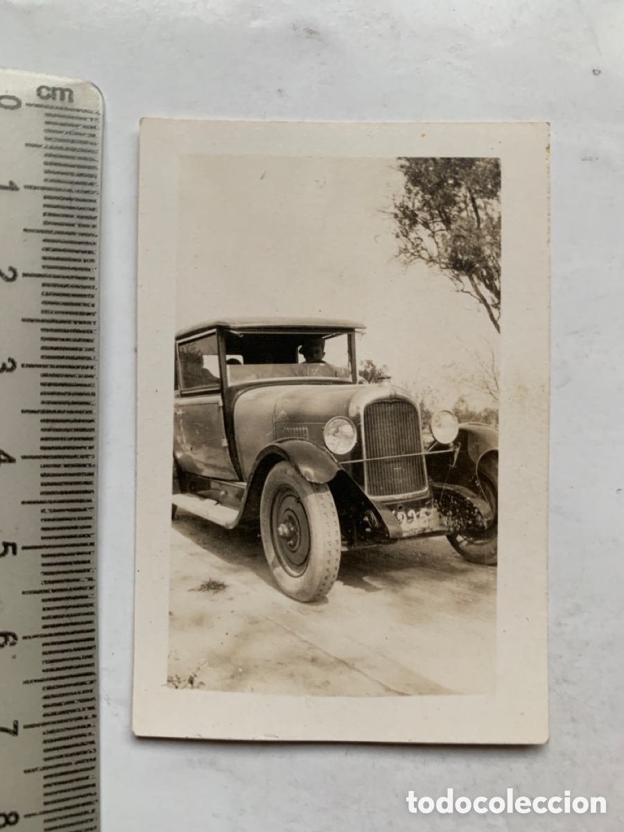 Fotograf&iacute;a antigua: FOTO. AQUELLOS PRIMEROS MODELOS DE COCHE. CITROEN B14. FOT&Oacute;GRAFO?.