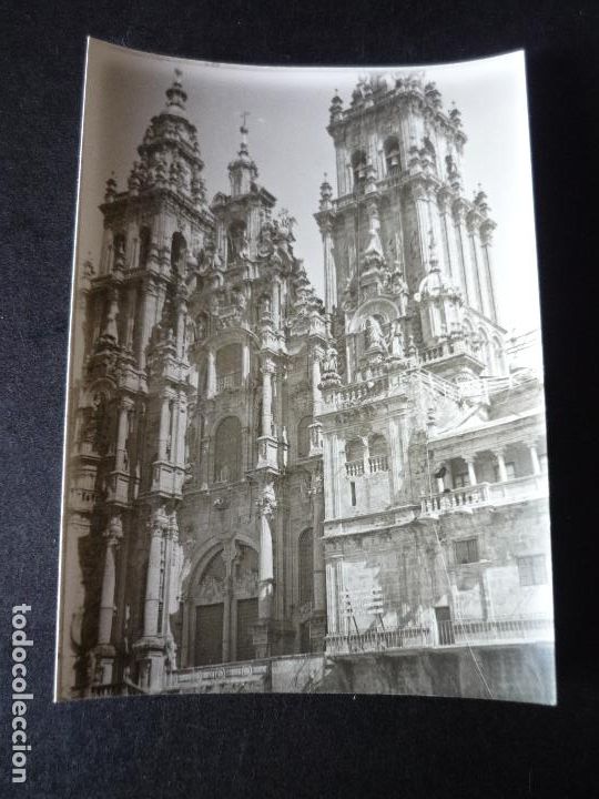 Antique Photography: SANTIAGO DE COMPOSTELA ANTIGUA FOTOGRAFIA 7,5 X 10,5 CMTS